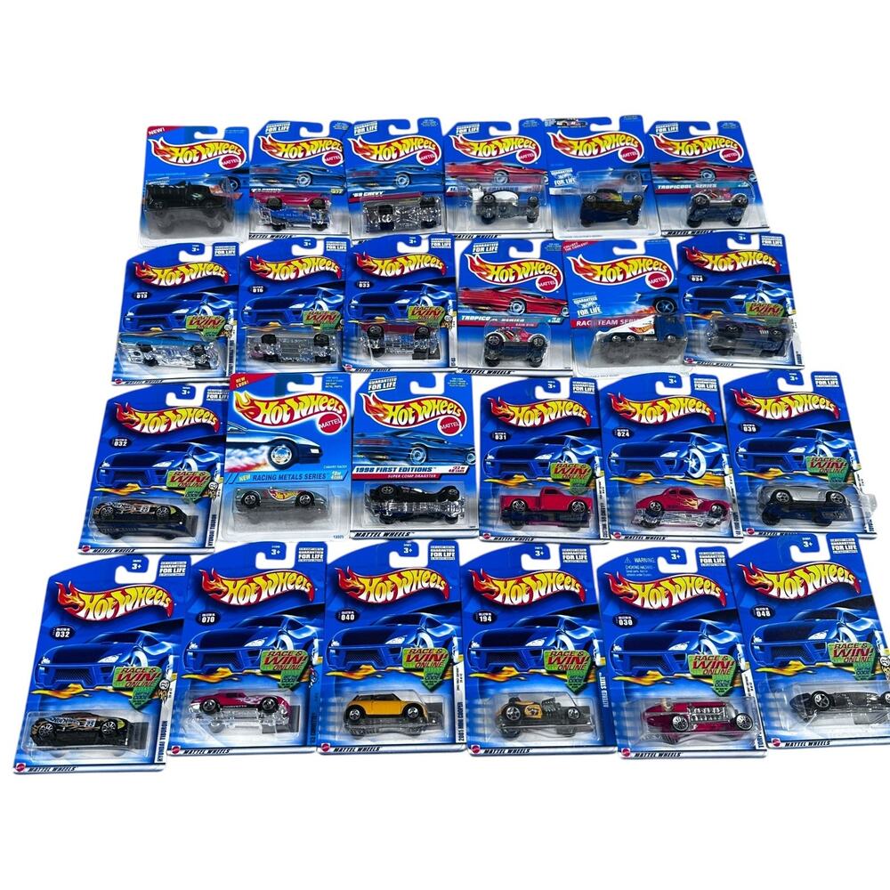 Lot of 24 (Total) Brand New Hot Wheels Cars New Sealed (Lot HWC)